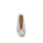 Ganni White Polyethylene Ballet Flats