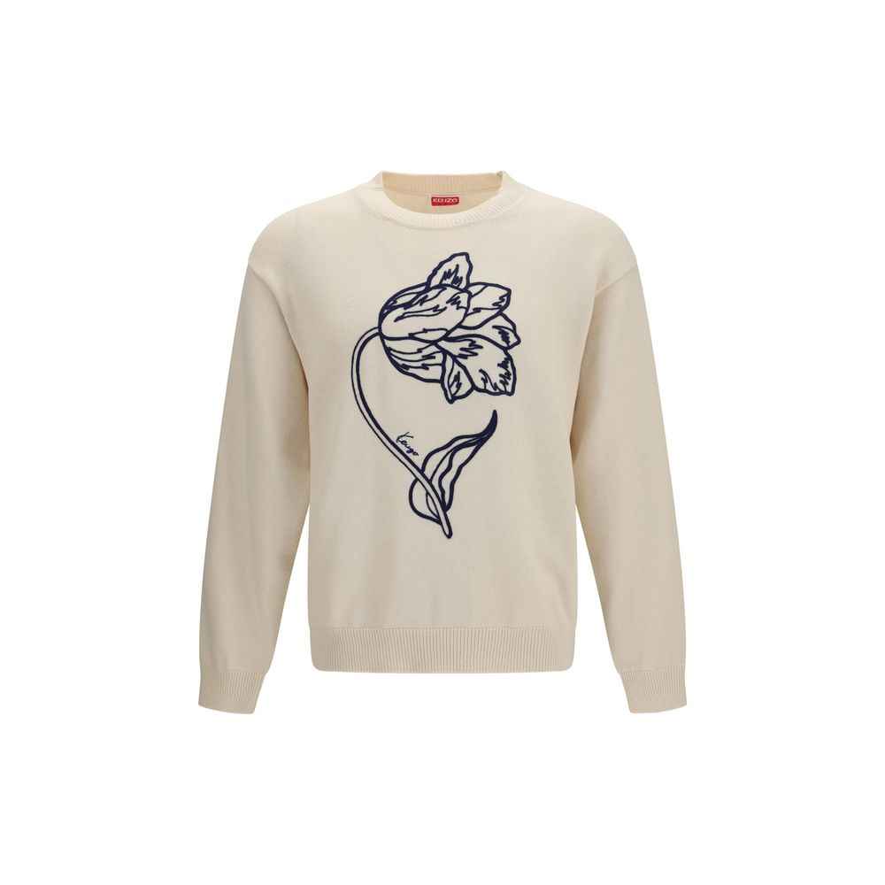 Kenzo Beige Cotton Sweatshirt