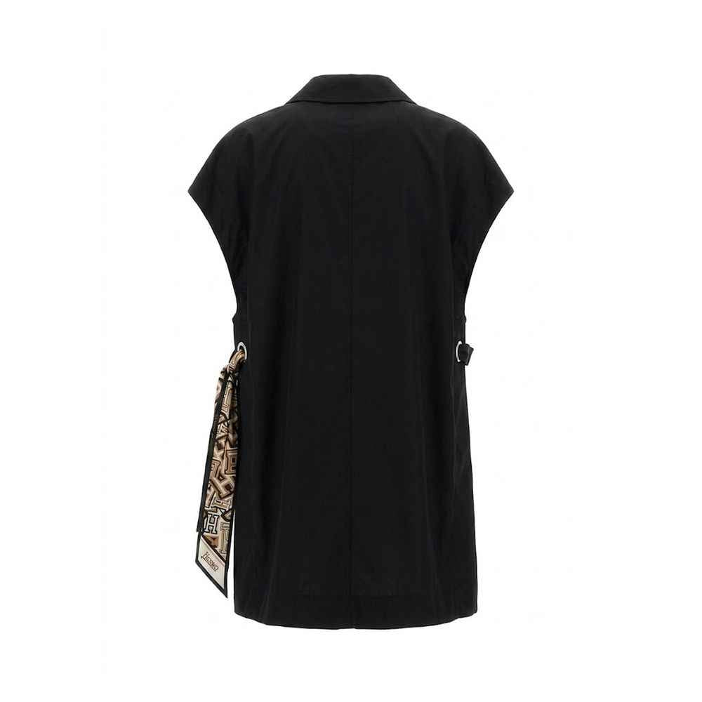 Herno Black Cotton Casual Dress