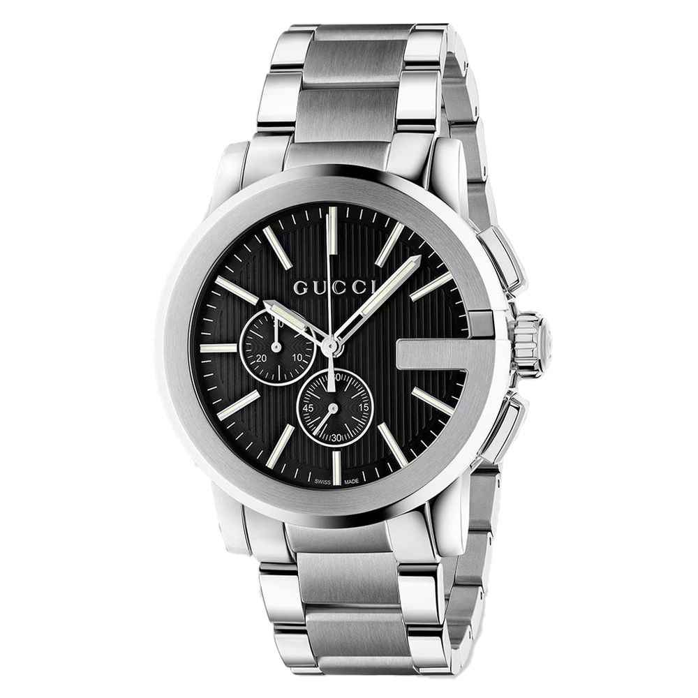 Gucci Gray Stainless Steel Dress Watch
