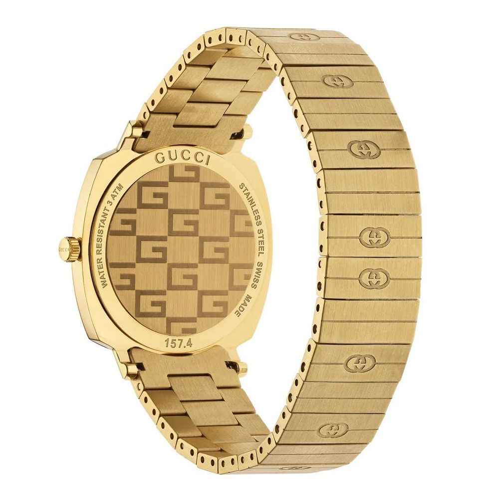 Gucci Gold Stainless Steel Dress Watch