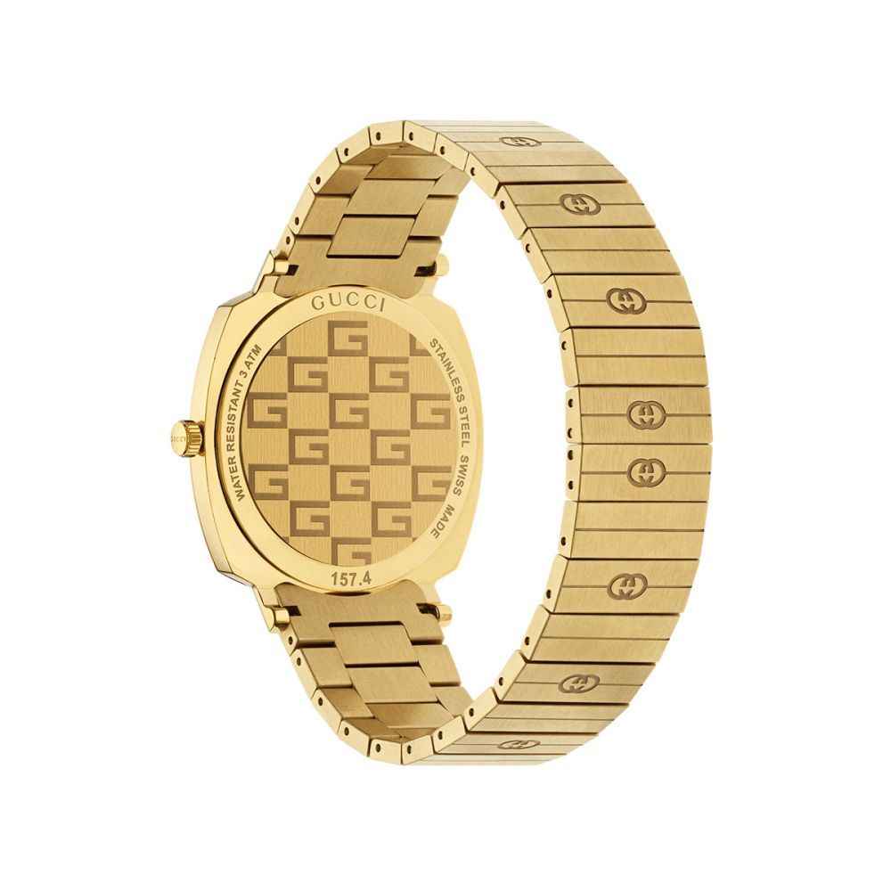 Gucci Gold Stainless Steel Dress Watch