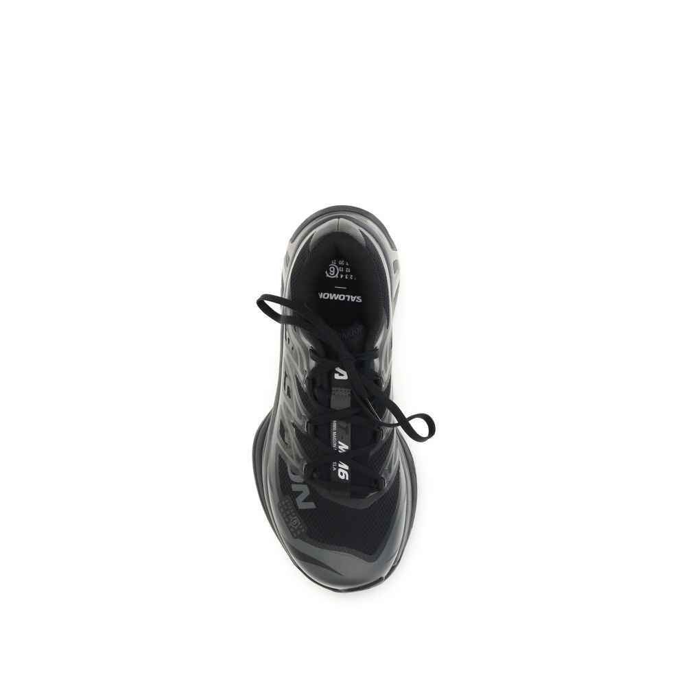 MM6 Black Polyamide Athletic Sneakers