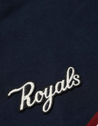 Dolce & Gabbana Blue Red Paneled 'Royals' Patch Sweatshirt Sweater