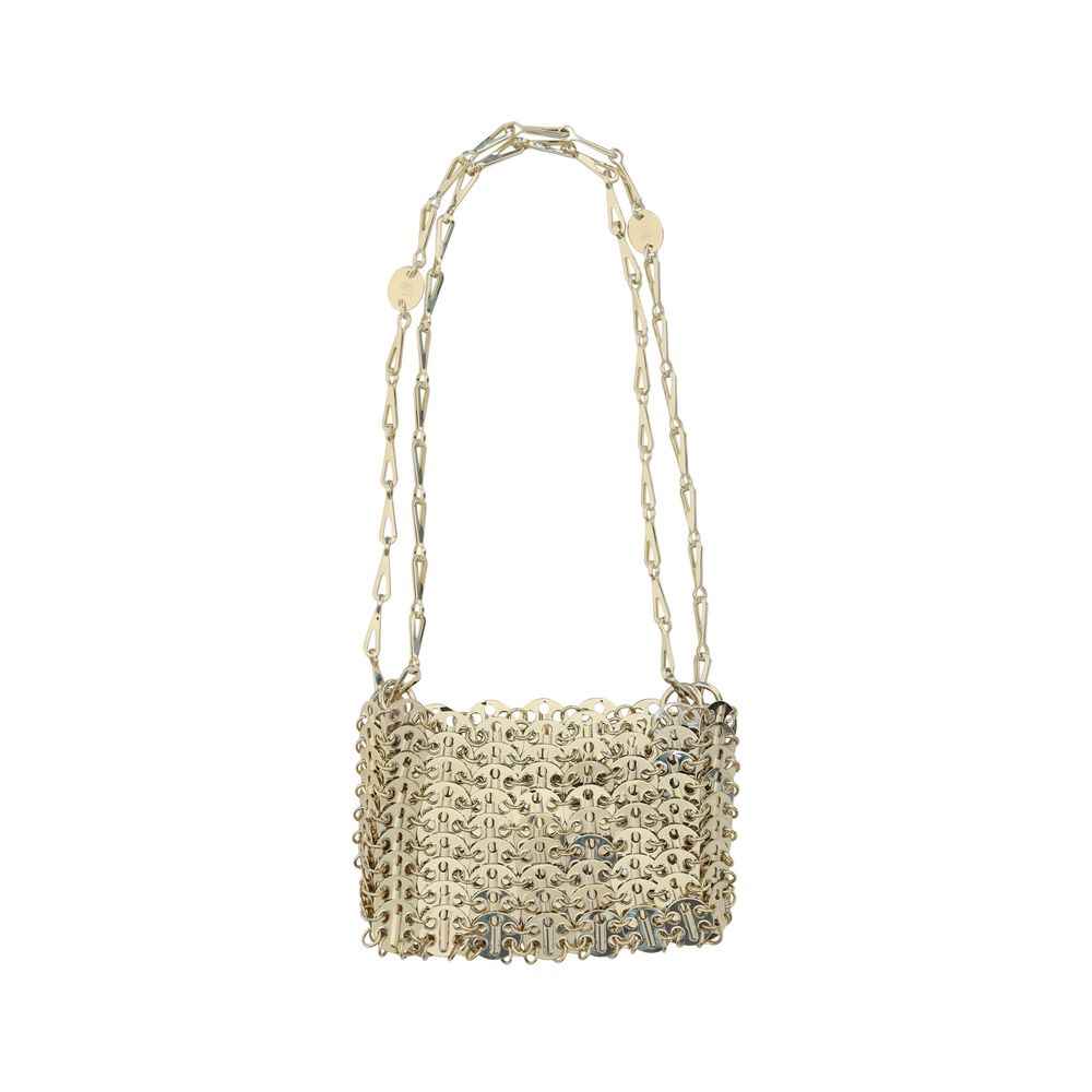 Rabanne Bicolor Brass Shoulder Bag