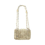 Rabanne Bicolor Brass Shoulder Bag