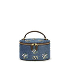 Valentino Garavani Blue Cotton Handbag