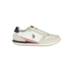 U.S. POLO ASSN. White Polyurethane Men's Sneaker
