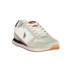 U.S. POLO ASSN. White Polyurethane Men's Sneaker