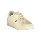 Tommy Hilfiger White Polyurethane Men's Sneaker