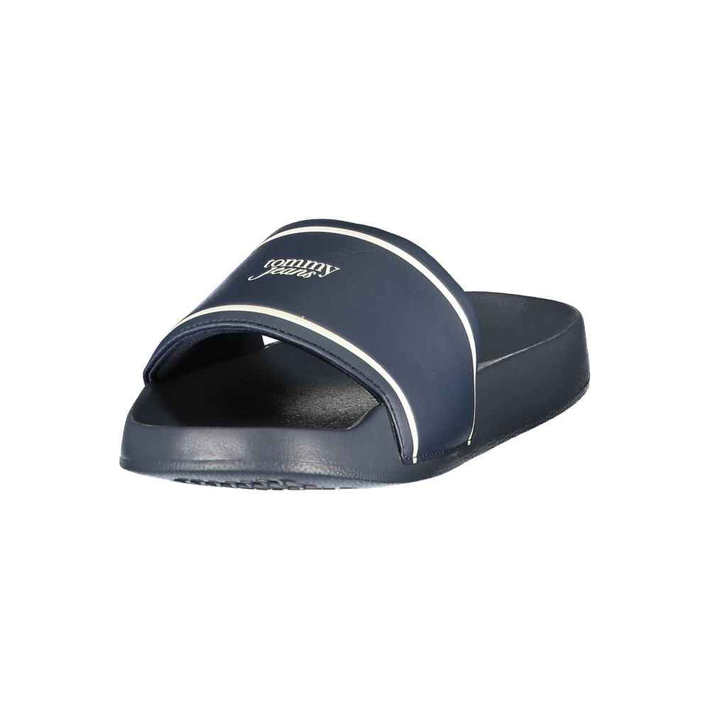 Tommy Hilfiger Blue Polyurethane Women's Slipper
