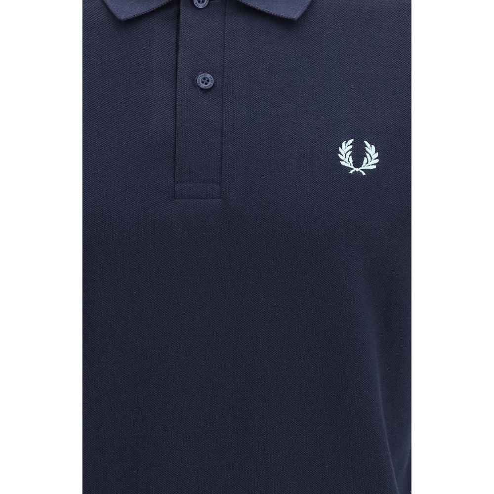 Fred Perry Blue Cotton T-Shirt
