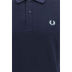 Fred Perry Blue Cotton T-Shirt