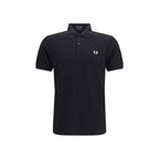 Fred Perry Black Cotton Polo Shirt