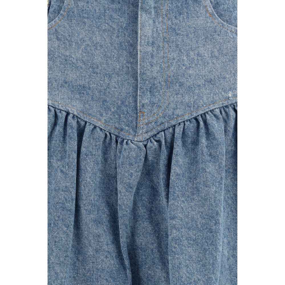 Ganni Blue Denim Skirt