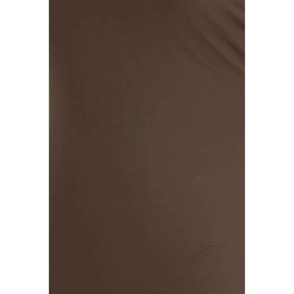 Jacquemus Brown Polyamide One-Piece Swimsuit