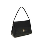 Tory Burch Black Calf Leather Bos Taurus Shoulder Bag