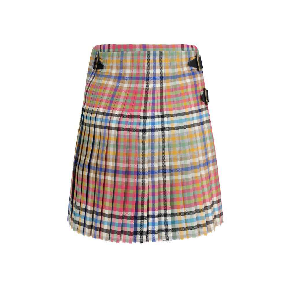 Vivienne Westwood Multicolor Wool Oves Aries Mini Skirt