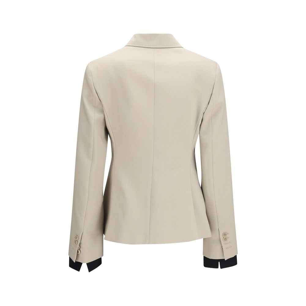 Max Mara Beige Wool Oves Aries Blazer