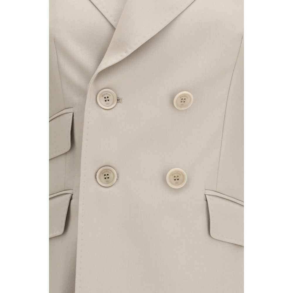 Max Mara Beige Wool Oves Aries Blazer