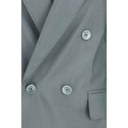 Max Mara Bicolor Wool Oves Aries Blazer