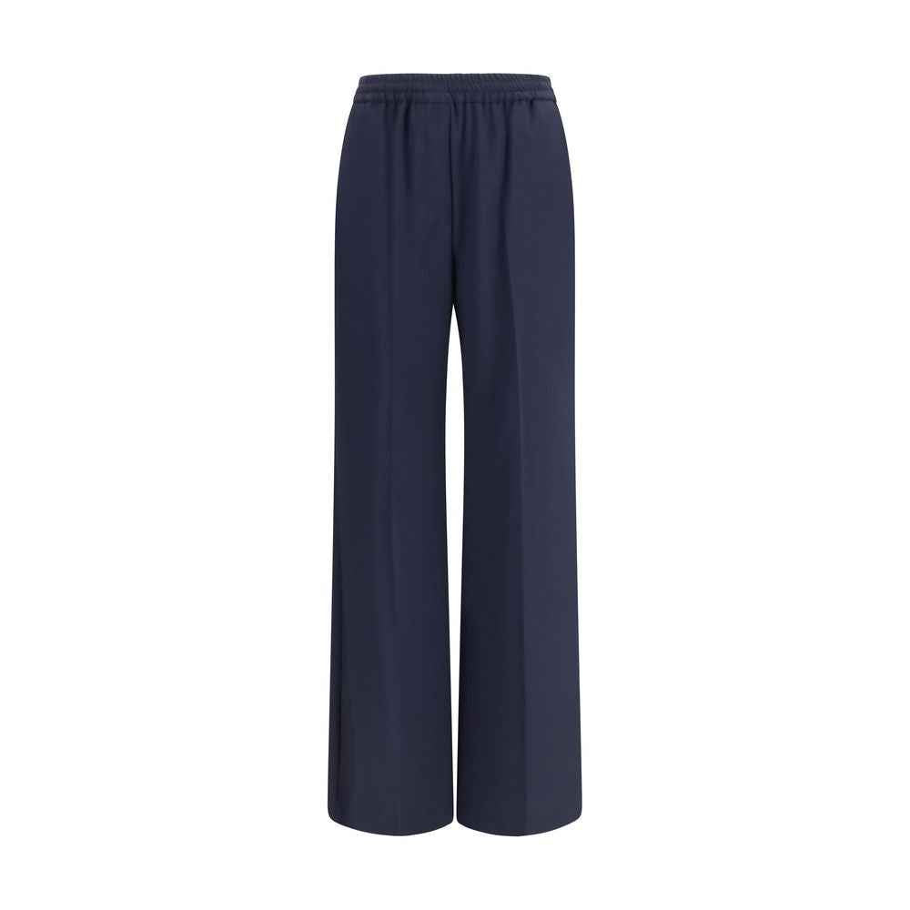 Max Mara Blue Wool Oves Aries Casual Pants