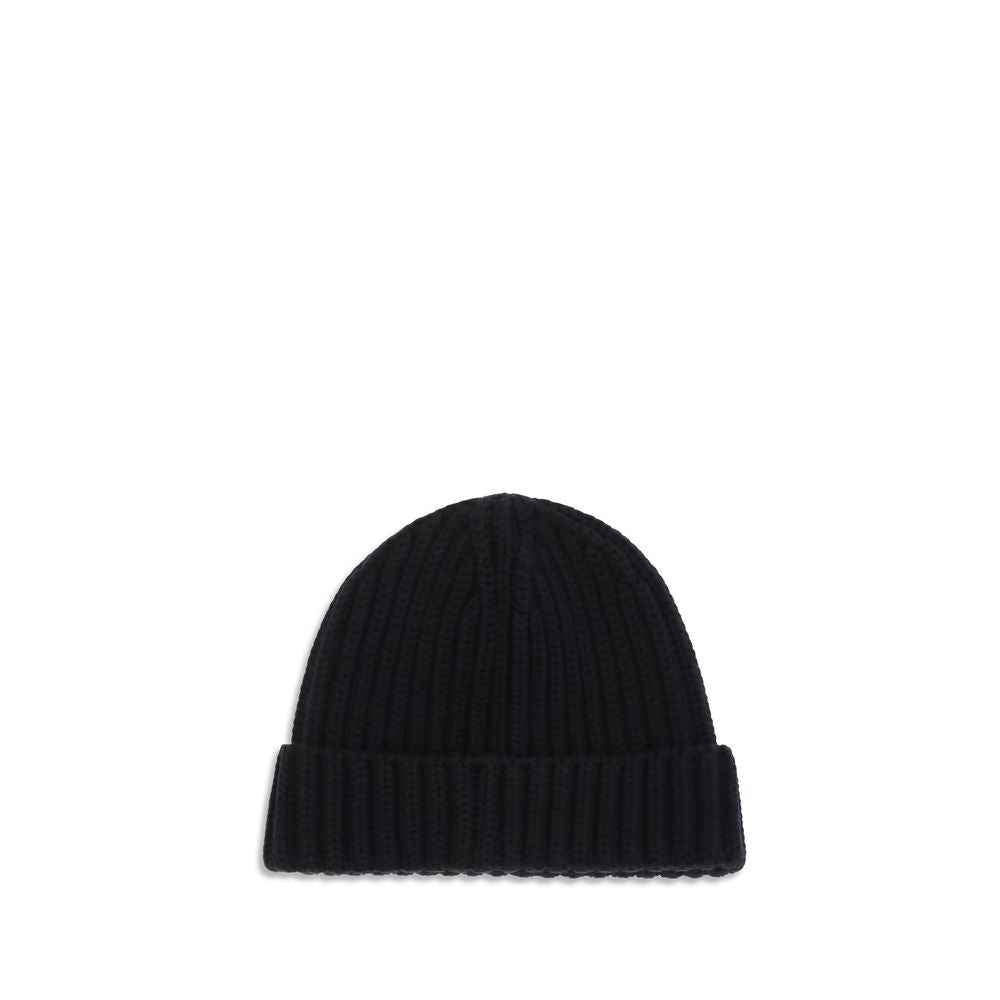 Prada Black Wool Oves Aries Beanie