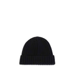 Prada Black Wool Oves Aries Beanie