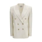 Givenchy White Wool Oves Aries Jacket
