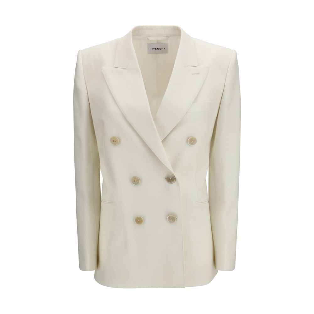 Givenchy White Wool Oves Aries Jacket