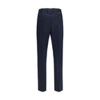 PT Torino Blue Wool Oves Aries Casual Pants
