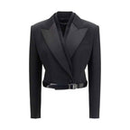 Dolce & Gabbana Black Wool Oves Aries Jacket