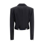 Dolce & Gabbana Black Wool Oves Aries Jacket