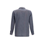 Finamore Gray Wool Oves Aries Jacket