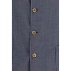 Finamore Gray Wool Oves Aries Jacket