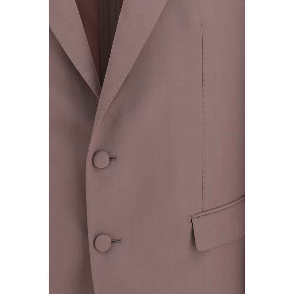 Dolce & Gabbana Brown Wool Oves Aries Jacket