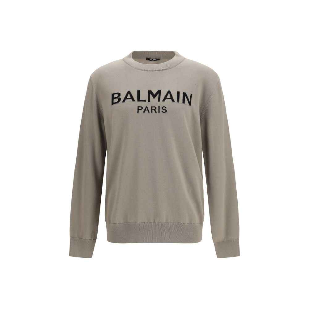 Balmain Bicolor Wool Oves Aries Sweatshirt