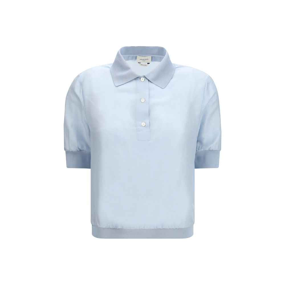 Jacob Cohen Blue Wool Oves Aries Shortsleeve Shirt