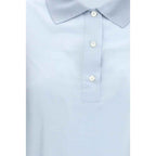 Jacob Cohen Blue Wool Oves Aries Shortsleeve Shirt