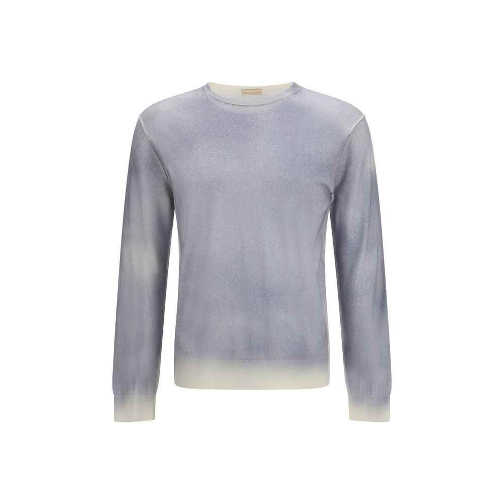Aragona Cashmere Gray Wool Oves Aries Sweatshirt