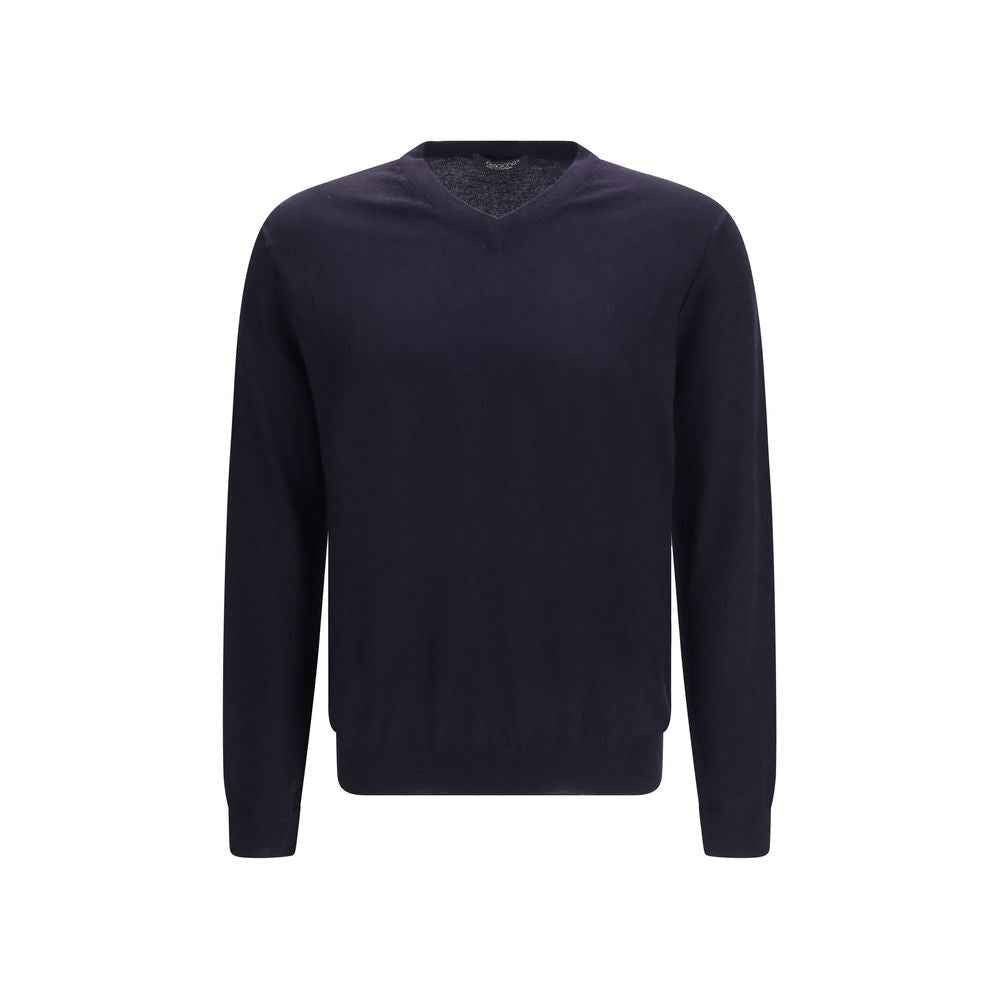 Aragona Cashmere Blue Wool Oves Aries Sweatshirt