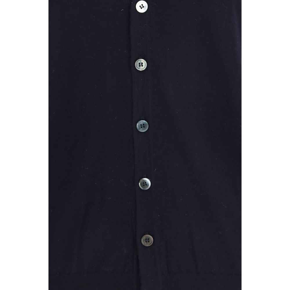 Aragona Cashmere Blue Wool Oves Aries Sleeveles Sweater