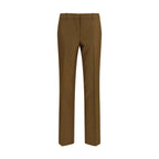 Burberry Brown Wool Oves Aries Dress Pants