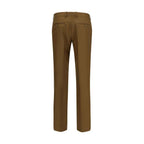 Burberry Brown Wool Oves Aries Dress Pants