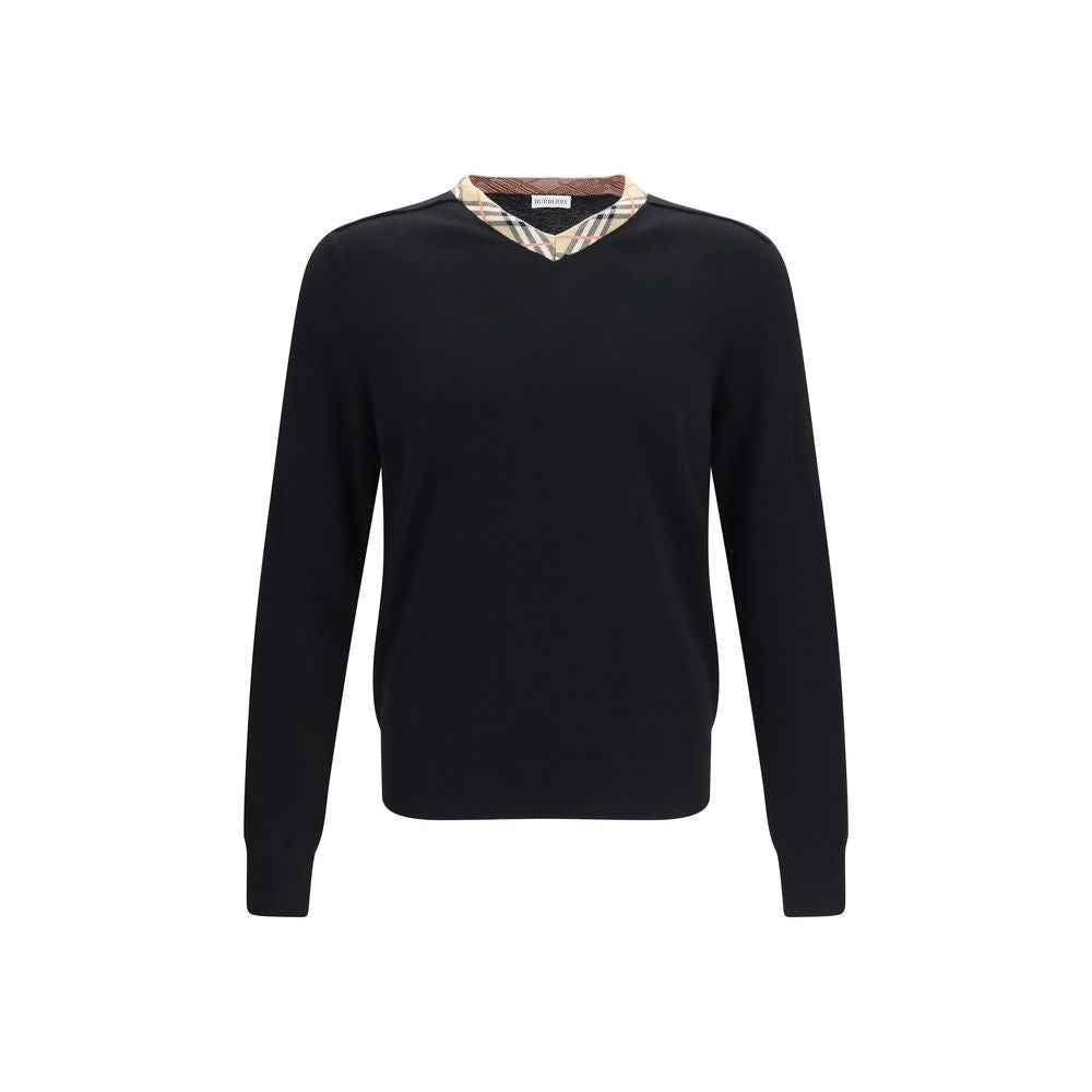 Burberry Black Wool Oves Aries Sweatshirt