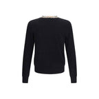 Burberry Black Wool Oves Aries Sweatshirt