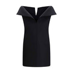 Balenciaga Black Wool Oves Aries Cocktail Dress