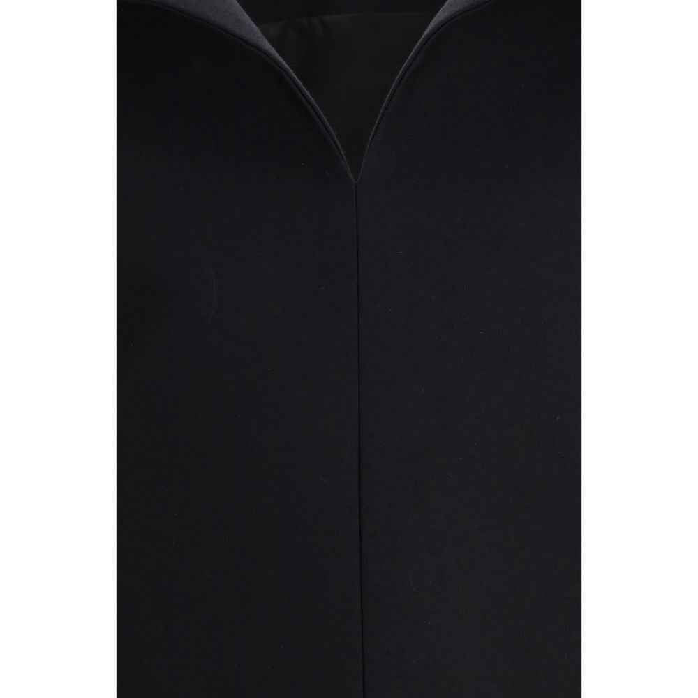 Balenciaga Black Wool Oves Aries Cocktail Dress