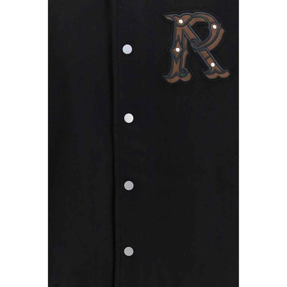 Represent Black Wool Oves Aries Bomber