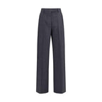 Miu Miu Gray Wool Oves Aries Dress Pants